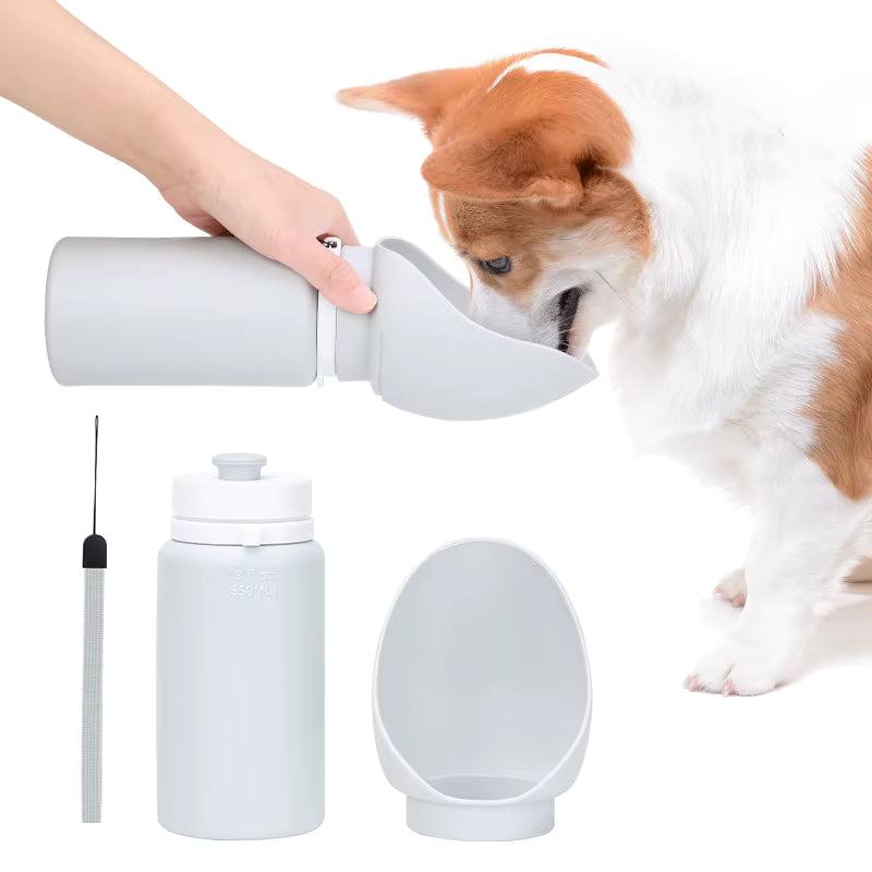 Portable Water Bottle for Dogs & Cats — Hydration + Treats On The Go
